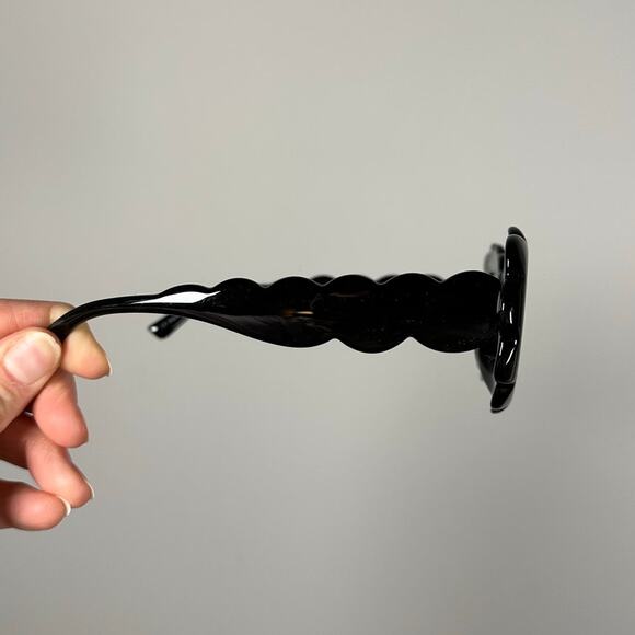 Women's Sunglasses Lot Of 3 Trendy Round Scalloped Retro Boho Festival Shades - Picture 3 of 9